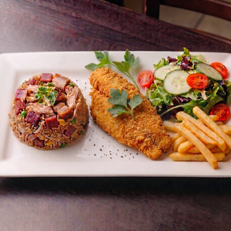 Combo con filete de Pescador