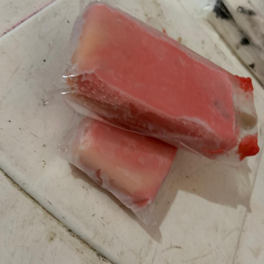 Paleta Crema Fresa