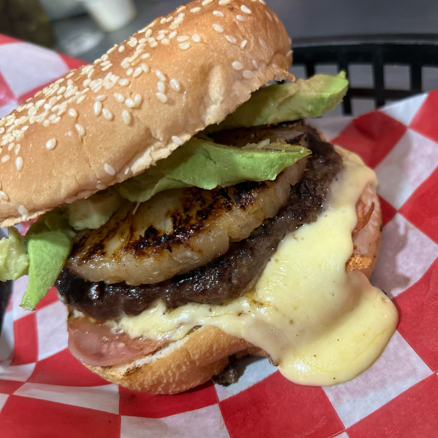 Hamburguesa Hawaiana