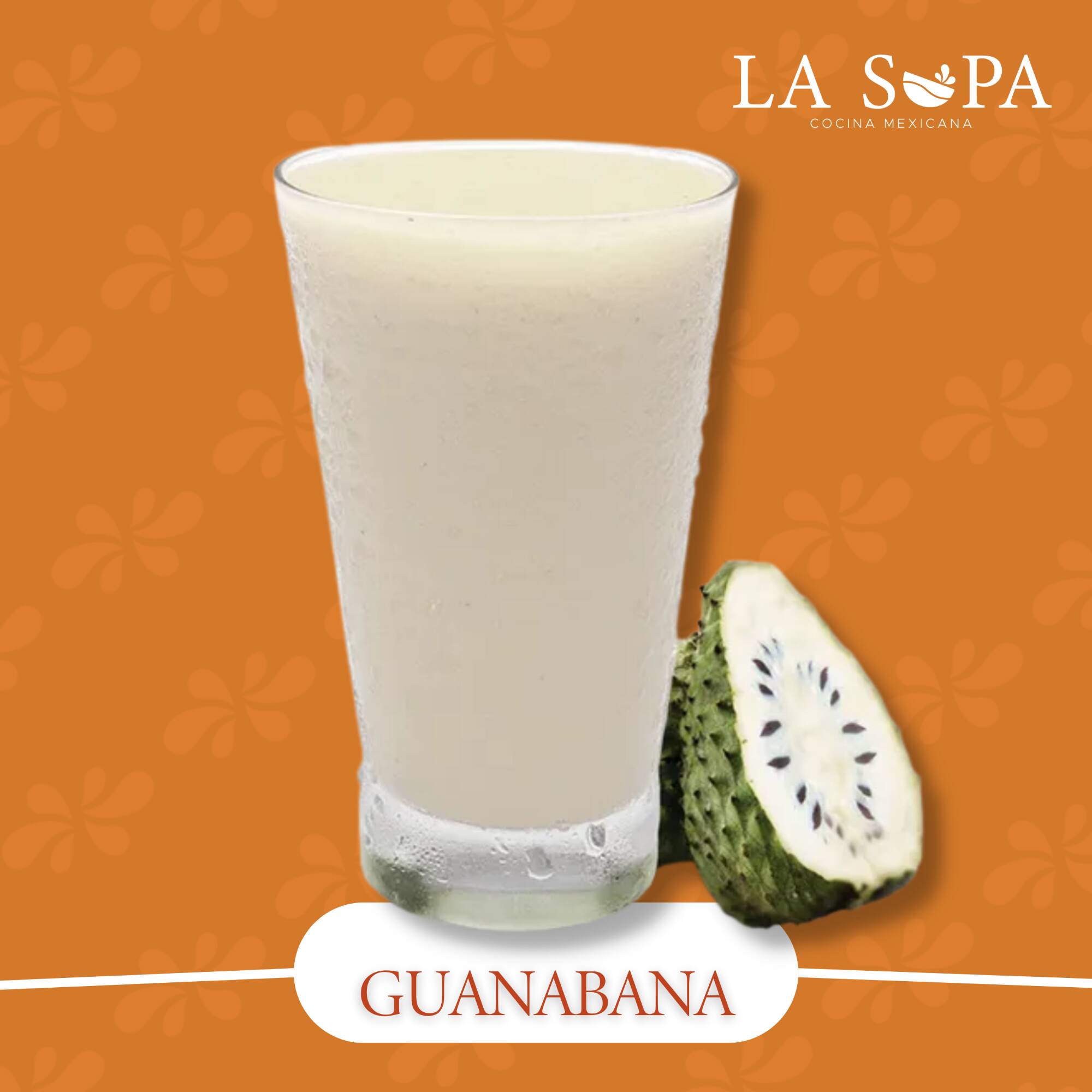 Agua de Guanábana 100% Natural