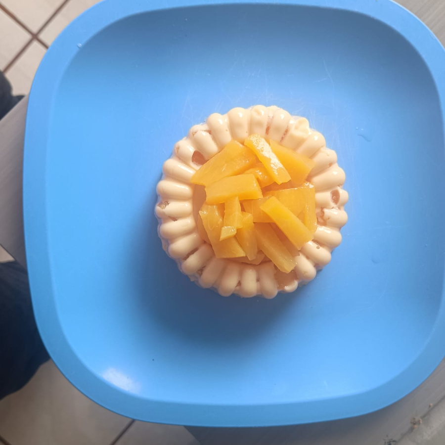 Gelatina Cremosa de Durazno