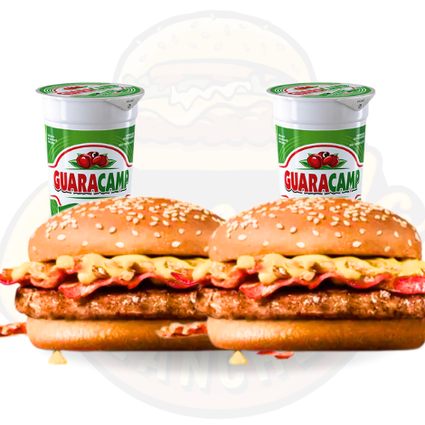 Promoção Imperdivel!  2x Burguer com carne de excelente qualidade de 56g, pão artesanal extremamente macio que derrete na boca, cheddar cremoso e a exclusiva maionese temperada da canedo.