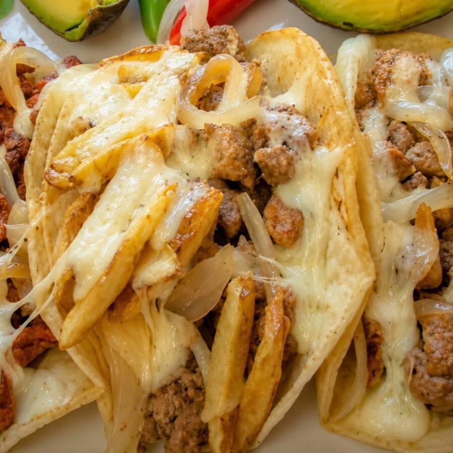 Taco Borracho De Bistec Con Queso
