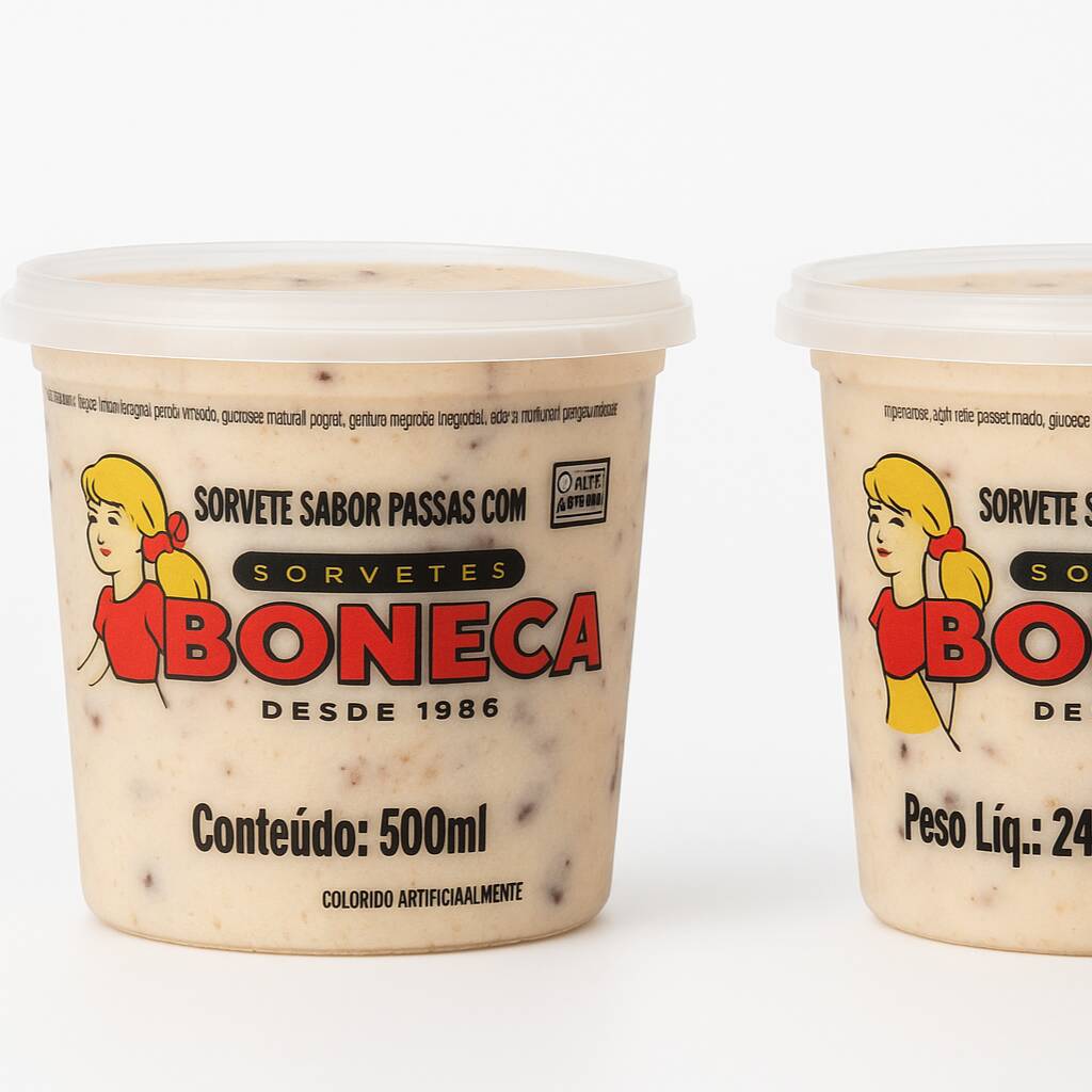 SORVETE DE PASSAS 500ML