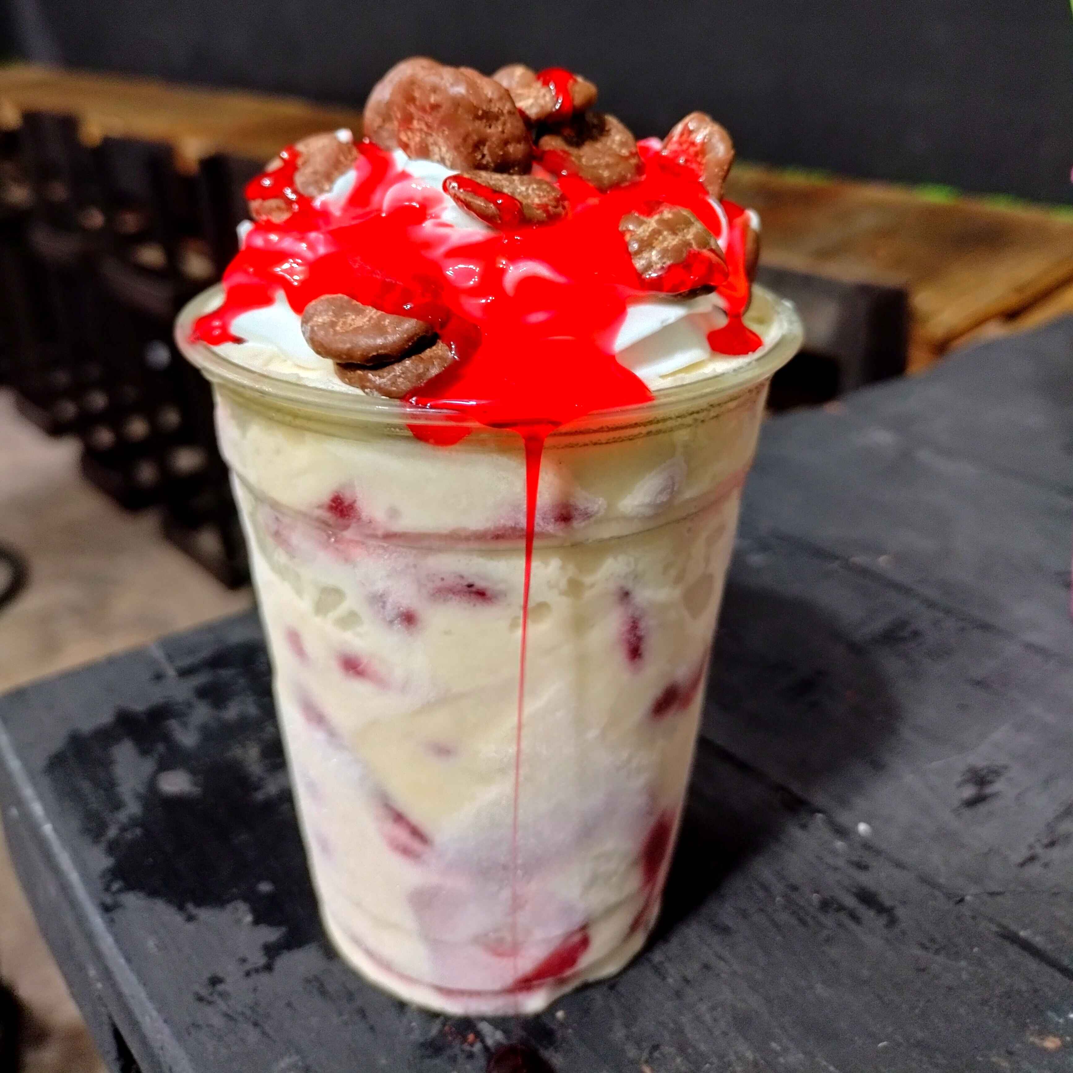 Fresas Frescas con Crema