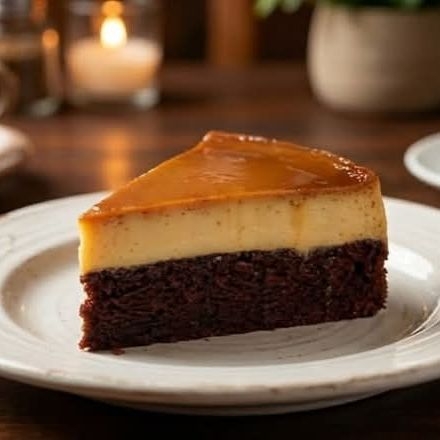 Rebanada de Chocoflan