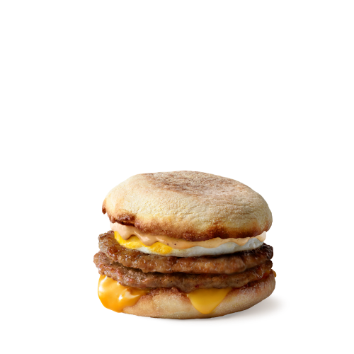 Egg McMuffin Salchicha Doble Tasty