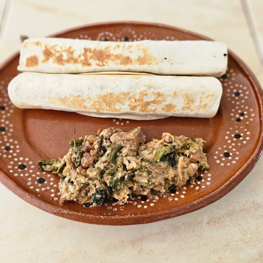 Burrito Chicharrón Prensado