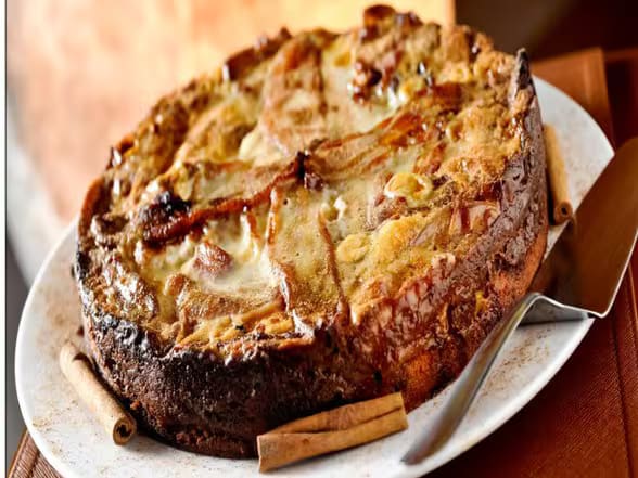 Torta de banana cremosa