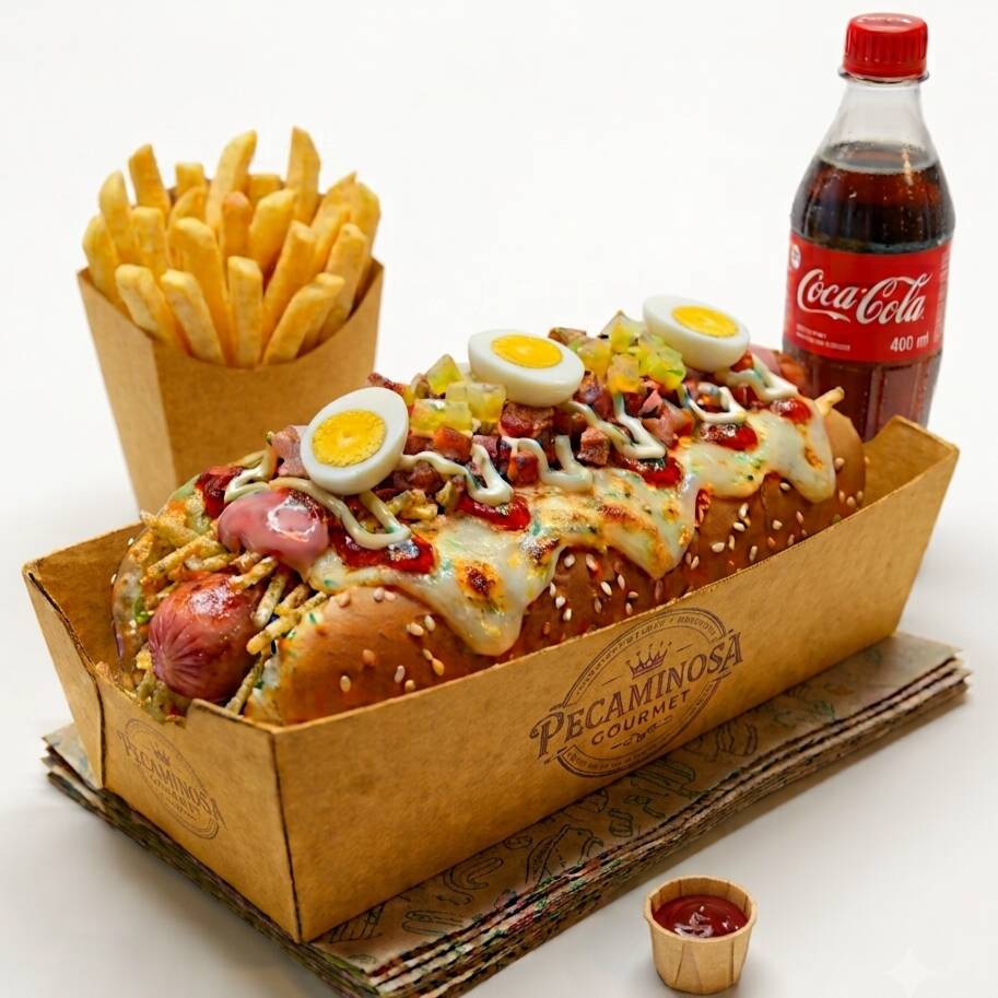 Perro Pecaminoso, Papas y Gaseosa.