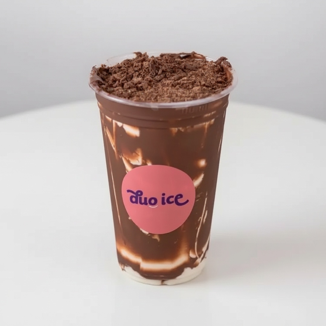 Sorvete de baunilha batido com Ovomaltine. Copo recheado com Nutella e finalizado com Ovomaltine ###Tags### gratis grátis promoção promocao oferta desconto barato sorvete gelato milkshake sobremesa Nutella nutela doce