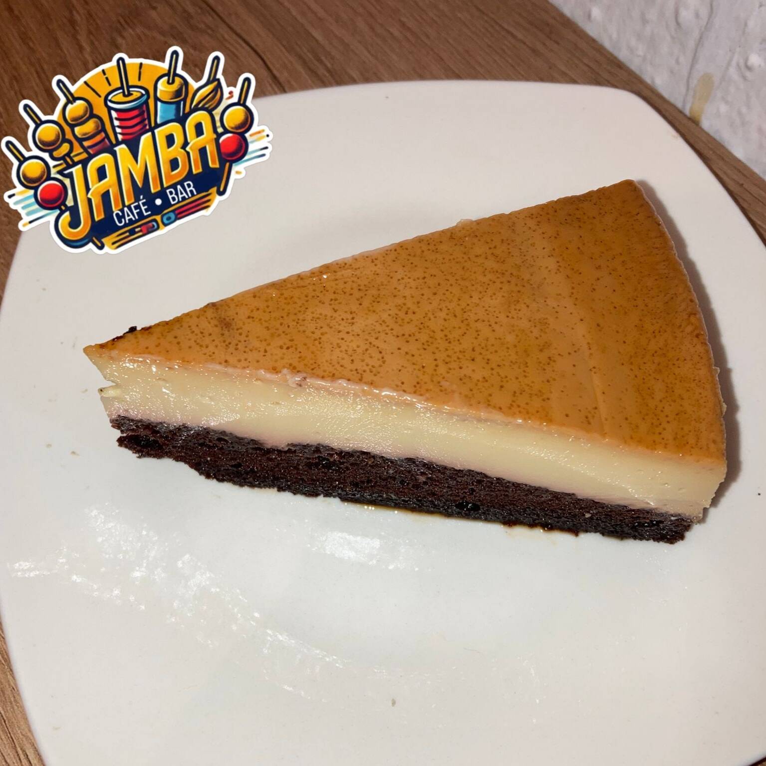 Rebanada Chocoflan