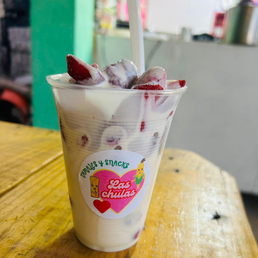 Fresas con Crema Naturales