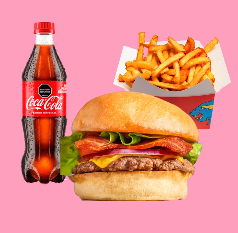 Single Bacon Burger Combo
