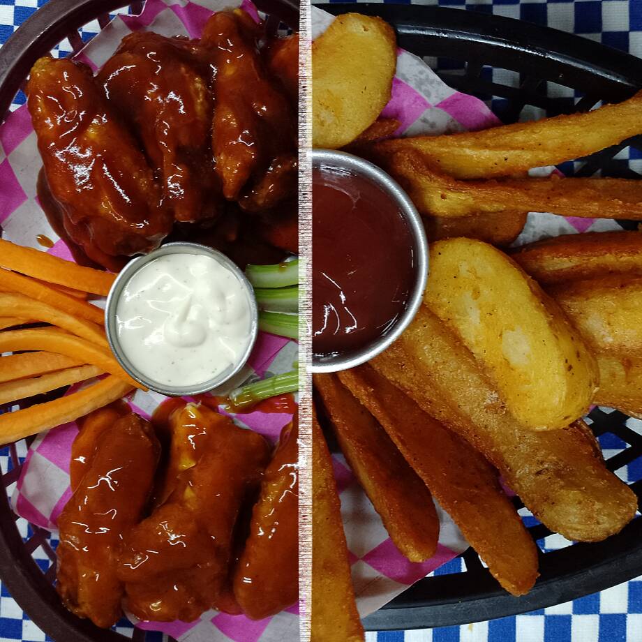 Combo-12 Alitas + Papas Gajo