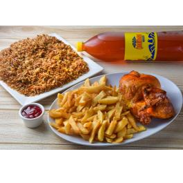 Combo Arroz Chino + 1/2 Pollo y Gaseosa