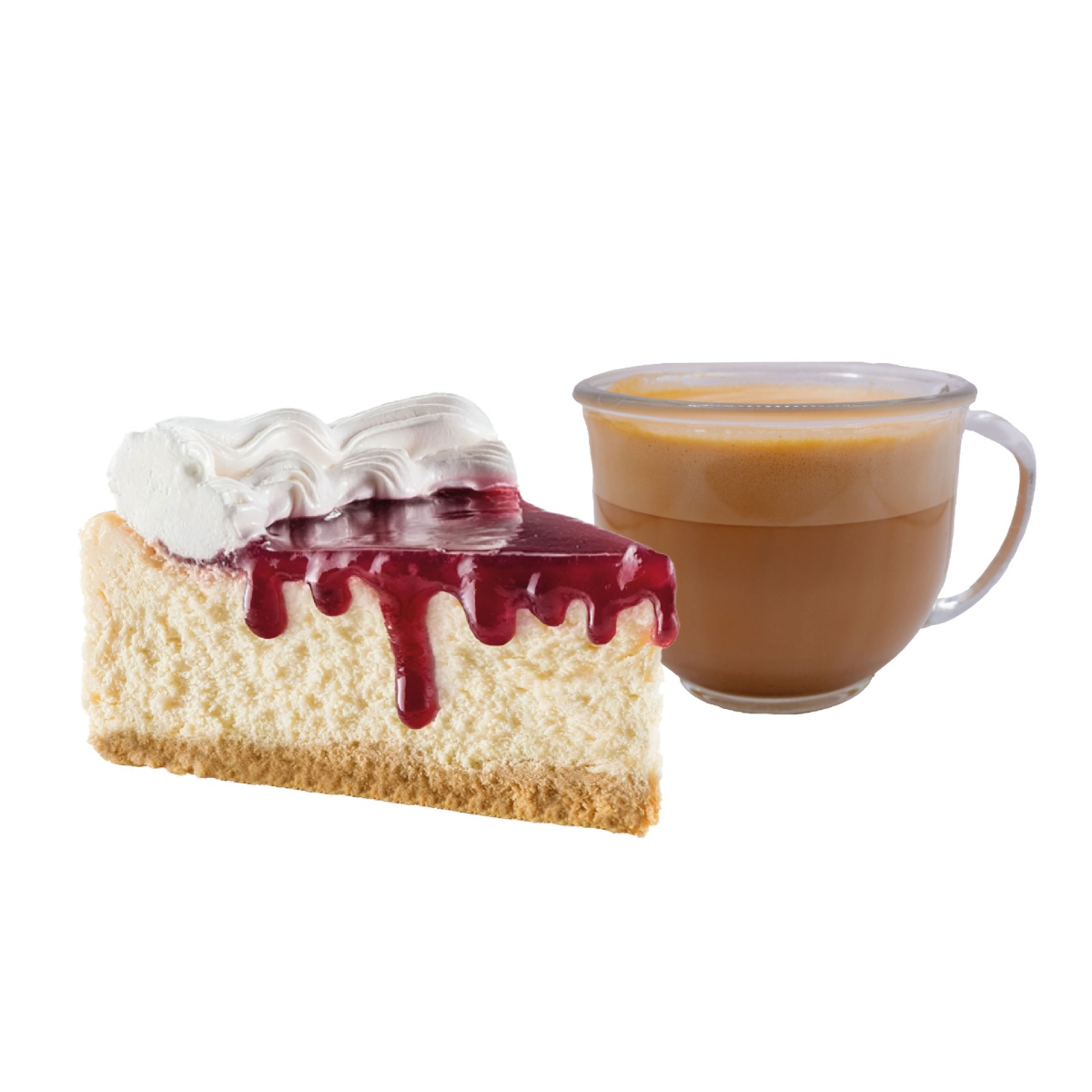 Capuccino + Cheeswcake de Zarzamora