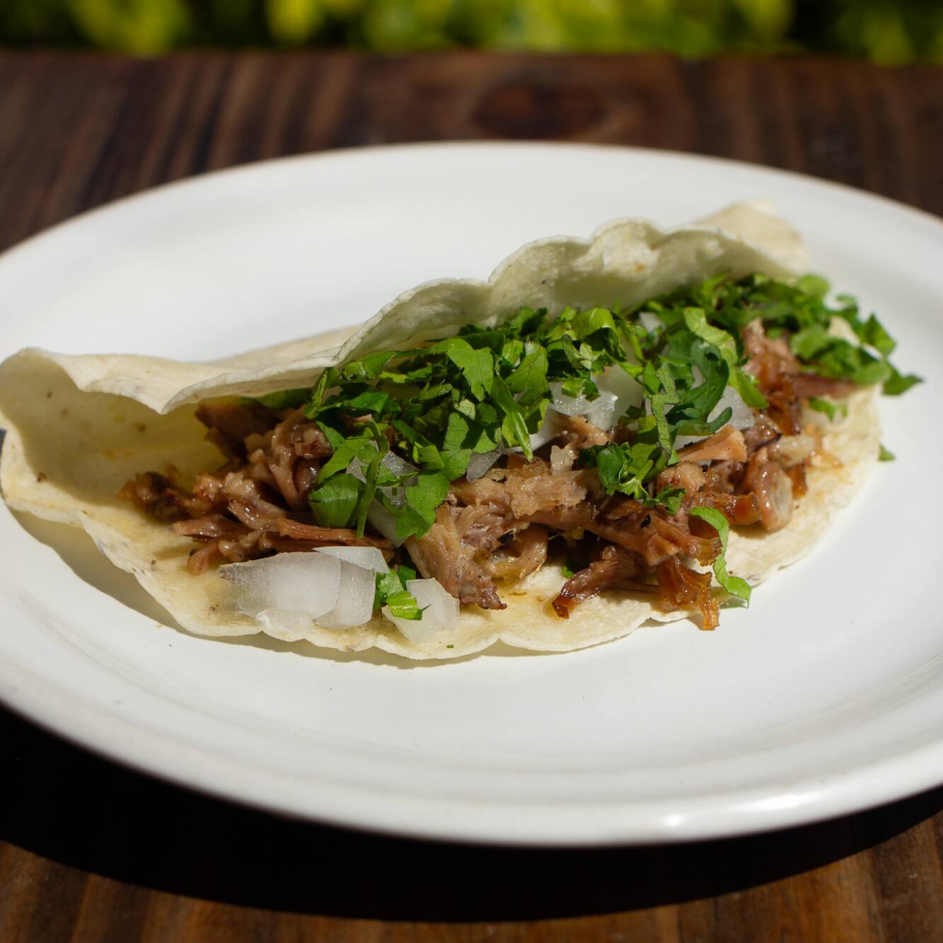 Taco de Barbacoa de Borrego