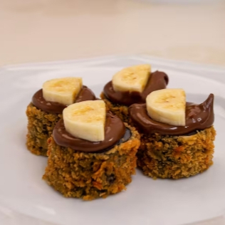 Alga, banana e chocolate (10 Pçs)