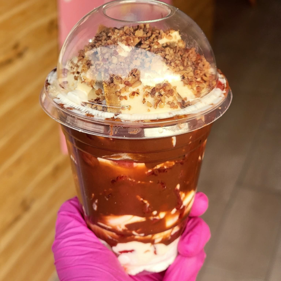 FRESAS CON CREMA M