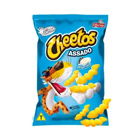 Salgadinho de milho sabor requeijão