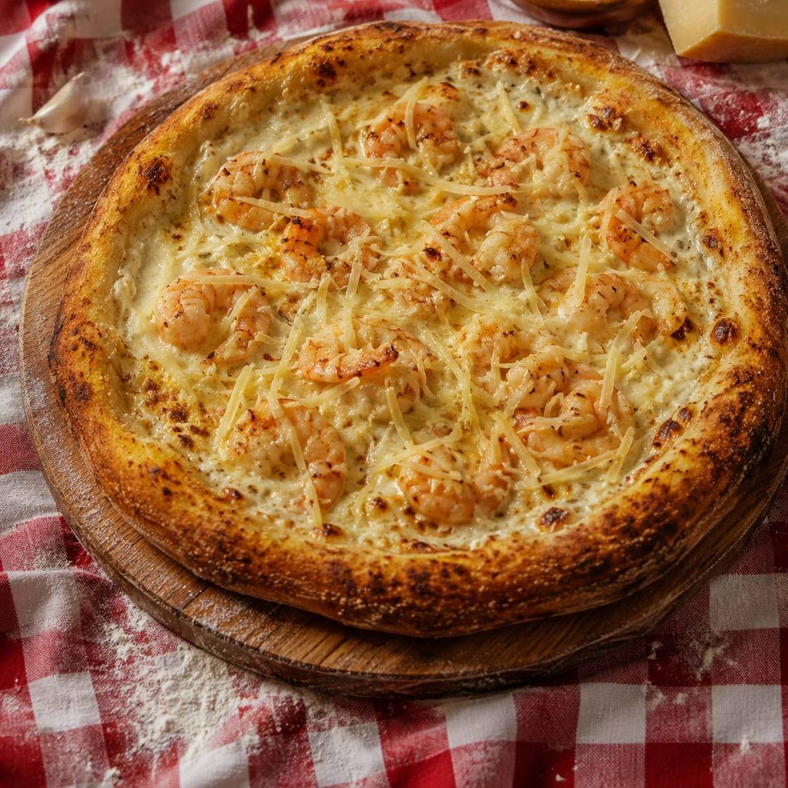 Pizza Gamberi Bianco