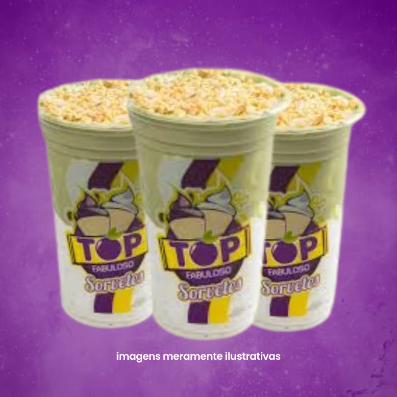 Sabor exclusivo de pistache com textura cremosa e toque adocicado.