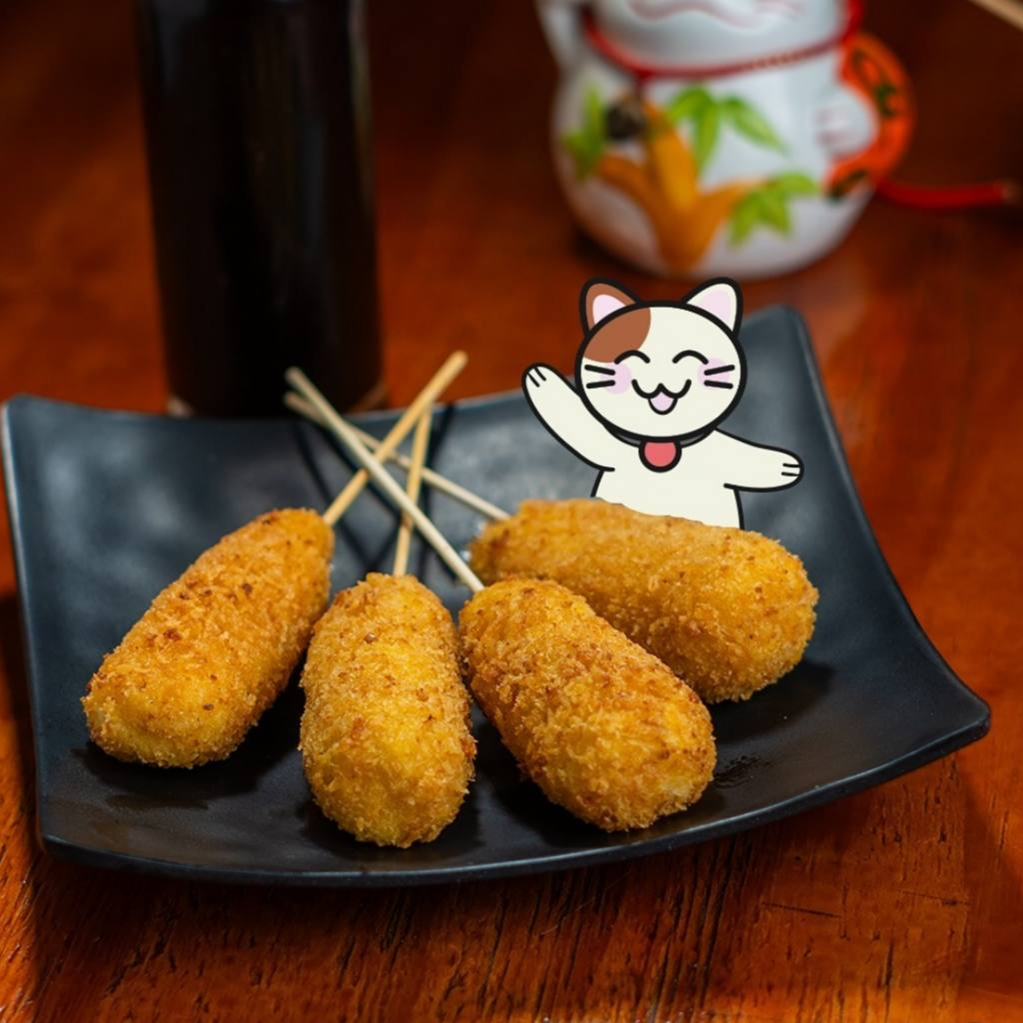 Kushiage de Plátano