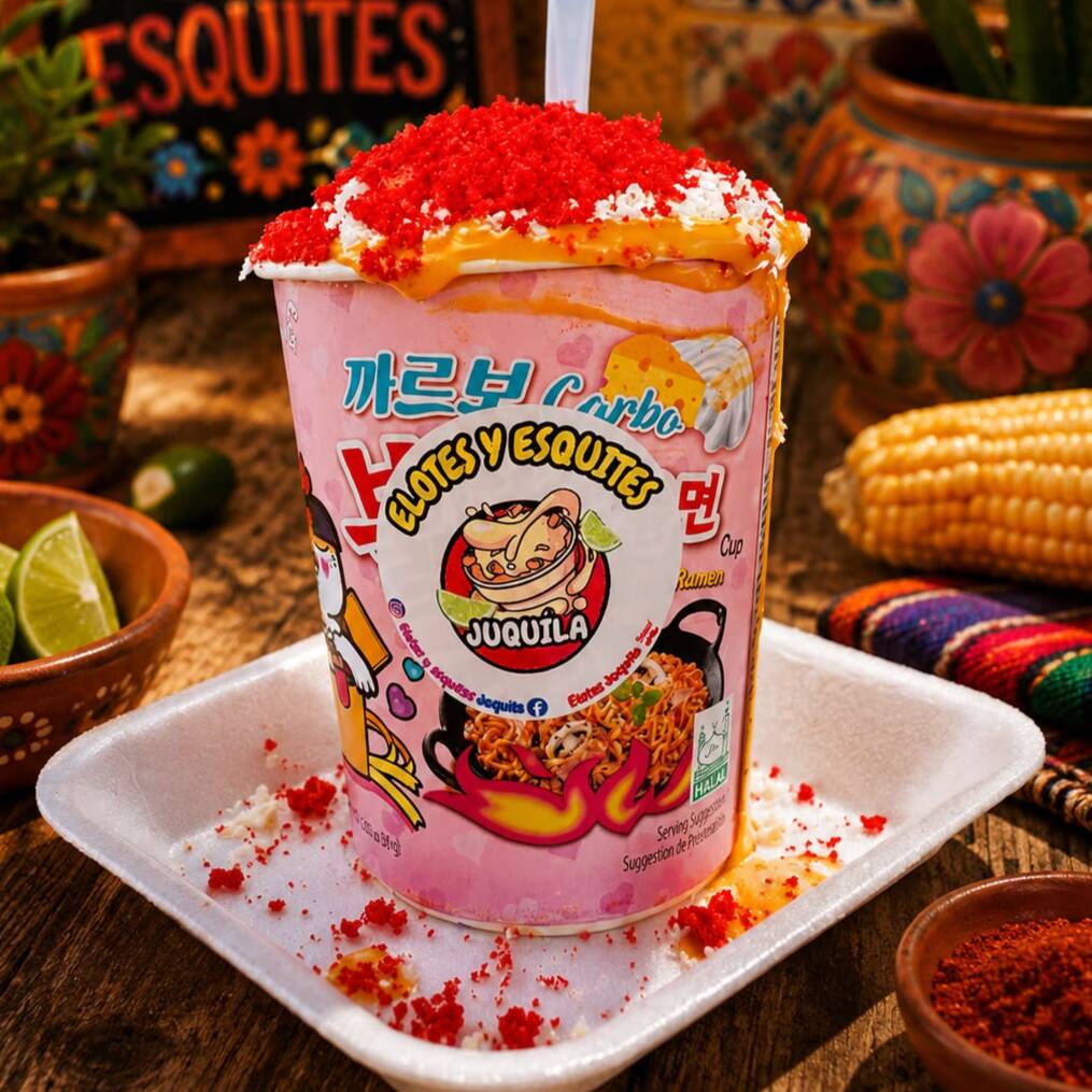 Ramen Elote en Vaso