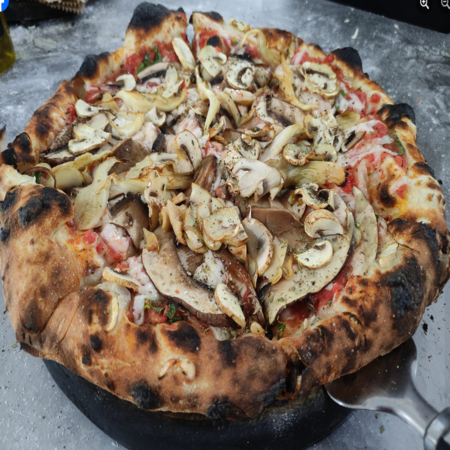 Pizza Cotto e Funghi