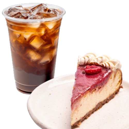 Combo Chesscake & Brewcoffe Americano