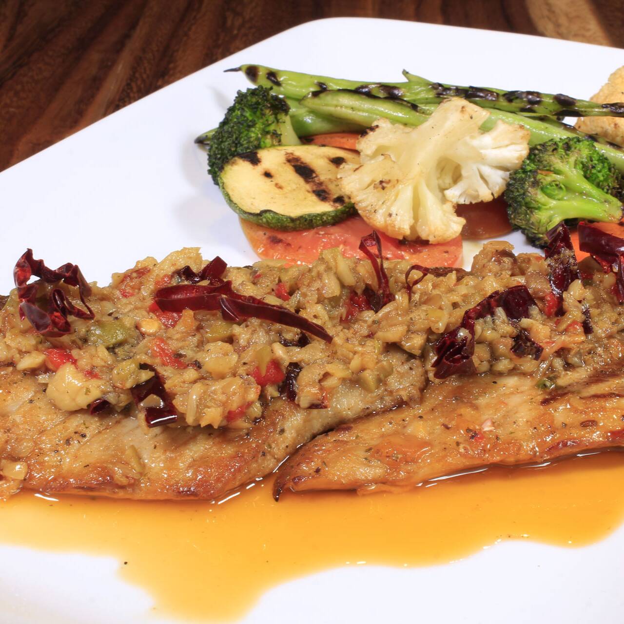 Filete de Pescado al Ajillo