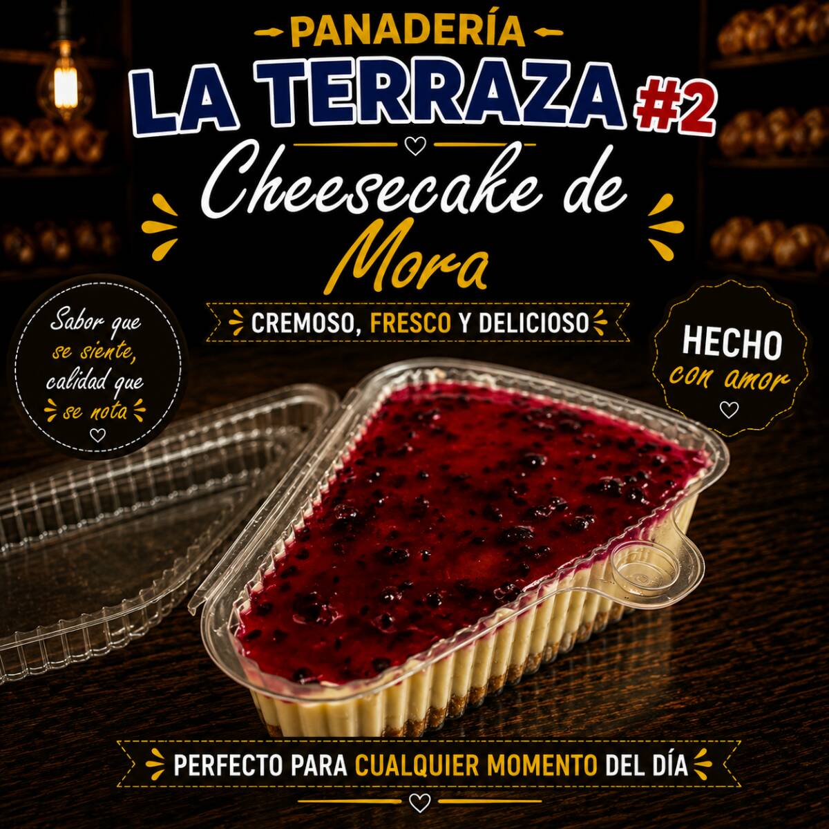 CHESCAKE DE MORA