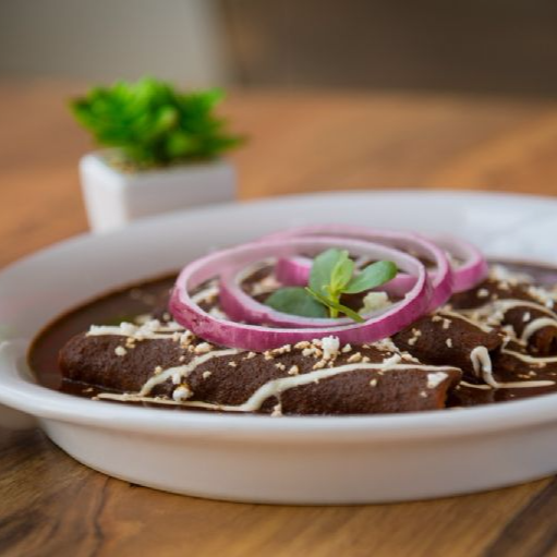 Enfrijoladas gratinadas