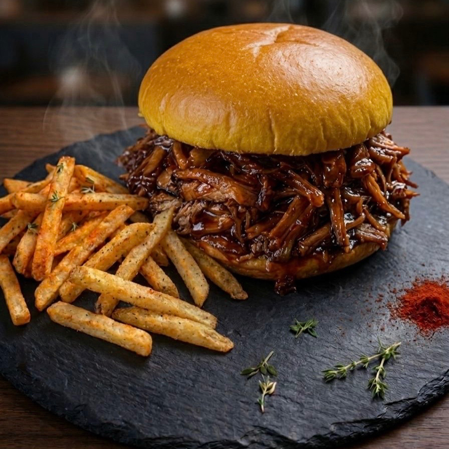 Combo Big Pulled Pork Sandwich