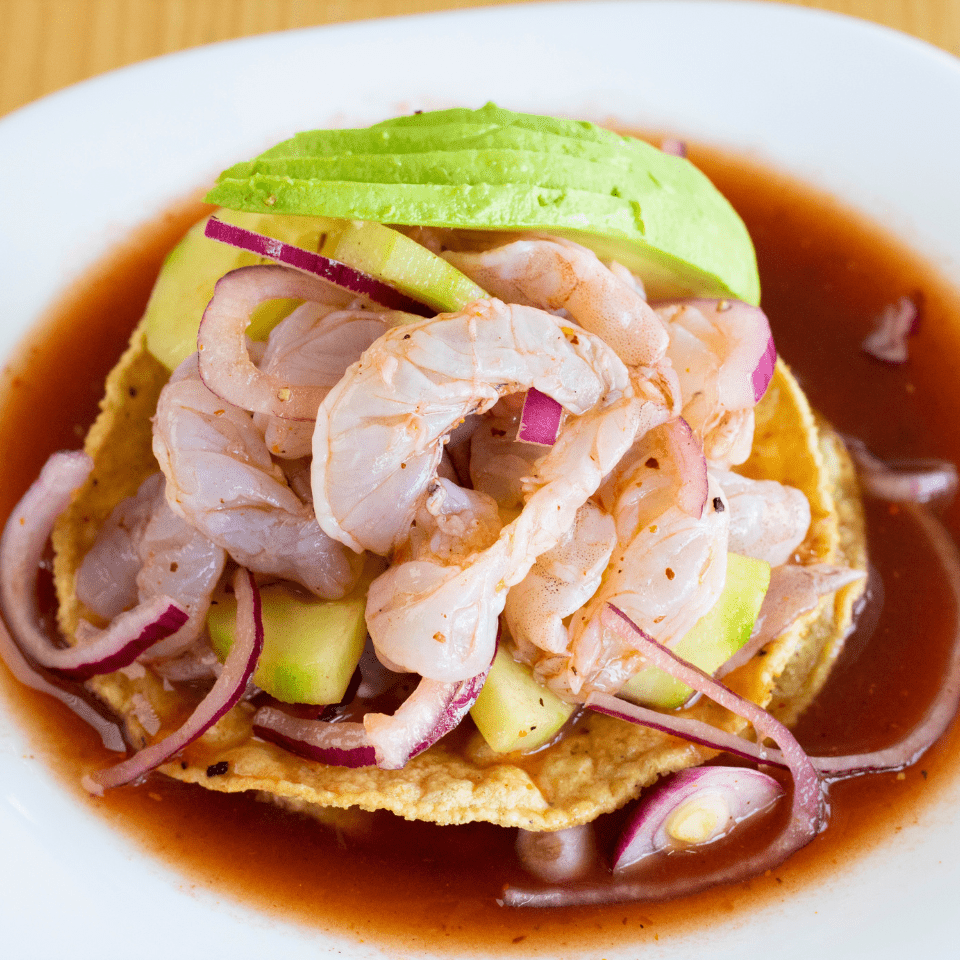 TOSTADA DE AGUACHILE