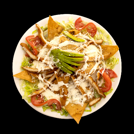 Chilaquiles / Enchiladas de Milanesa de Pollo