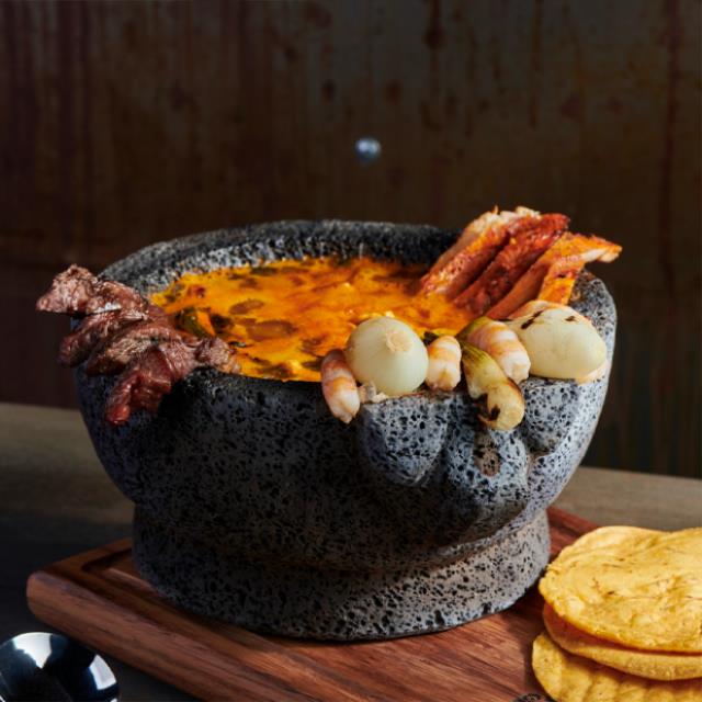 Molcajete cielo, mar y tierra