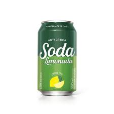 Refrigerante em lata soda Limonada Antarctica 350ml