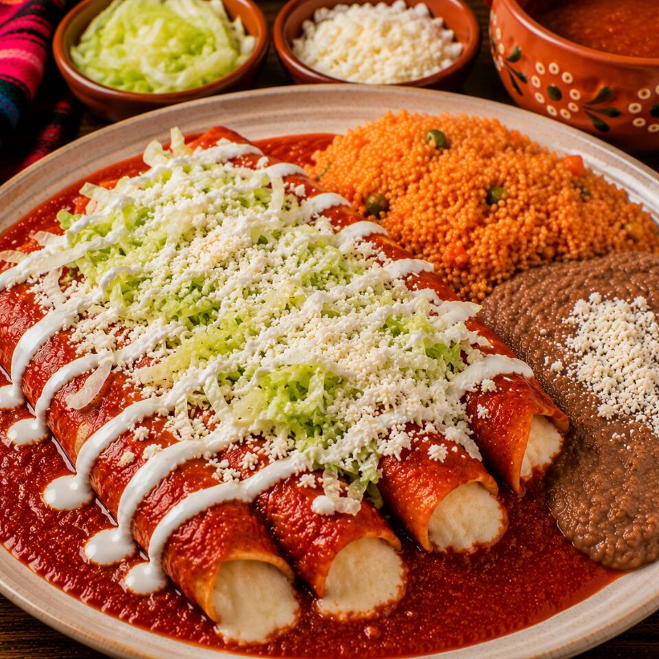 Enchiladas Rojas