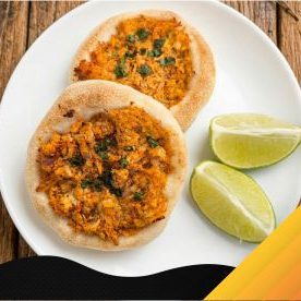 Recheio contém cebola e tomate