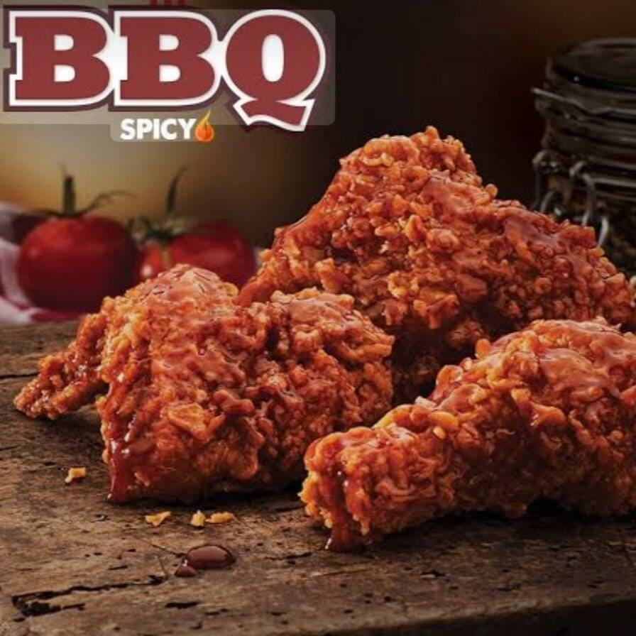 POLLO ESTILO KENTUCKY EN SALSA BBQ