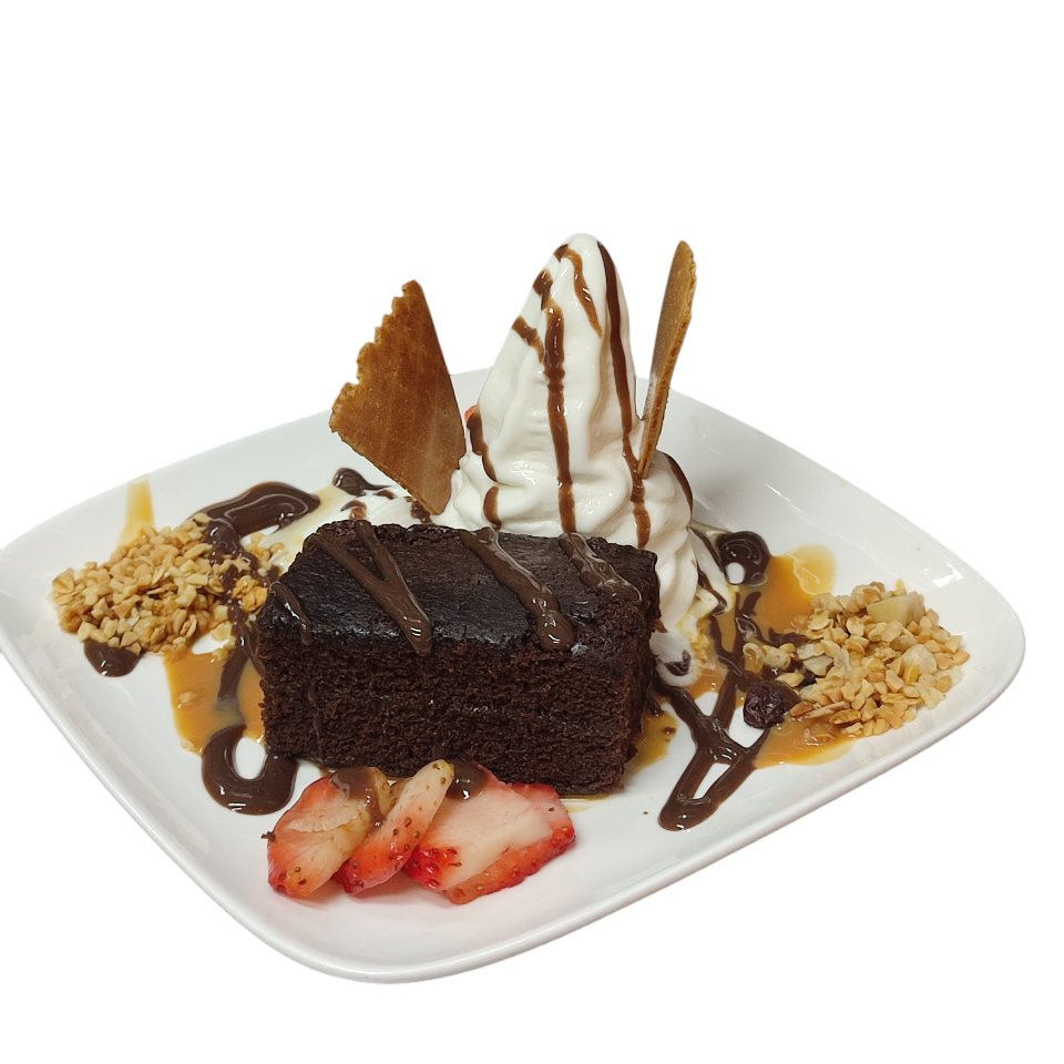 Brownie con Helado