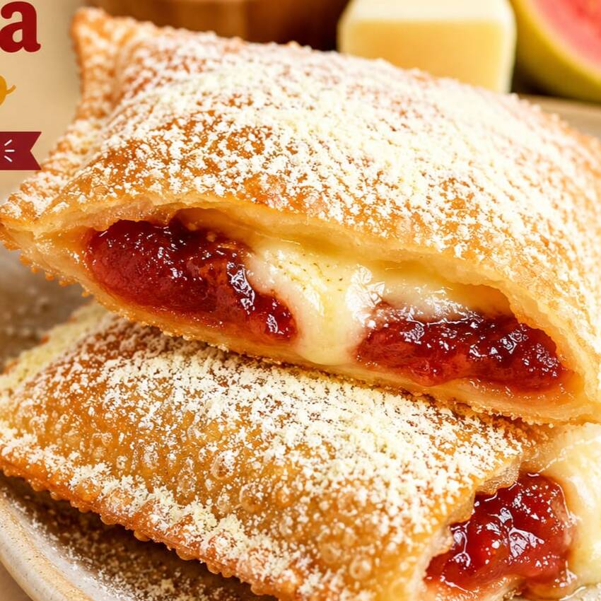 Uma combinação clássica que conquista na primeira mordida! Massa crocante e sequinha, recheada com o doce irresistível da goiabada e o sabor marcante do queijo que derrete na medida certa.
Finalizado com uma generosa camada de leite em pó que traz um toque especial e cremosidade.