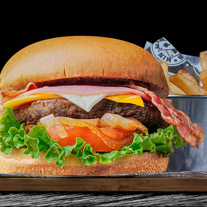 Full House Burger.