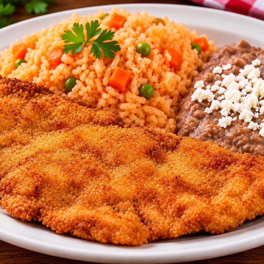 Milanesa de Pollo Empanizada