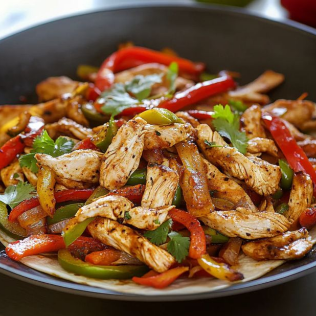 Fajitas de Pollo al Alambre