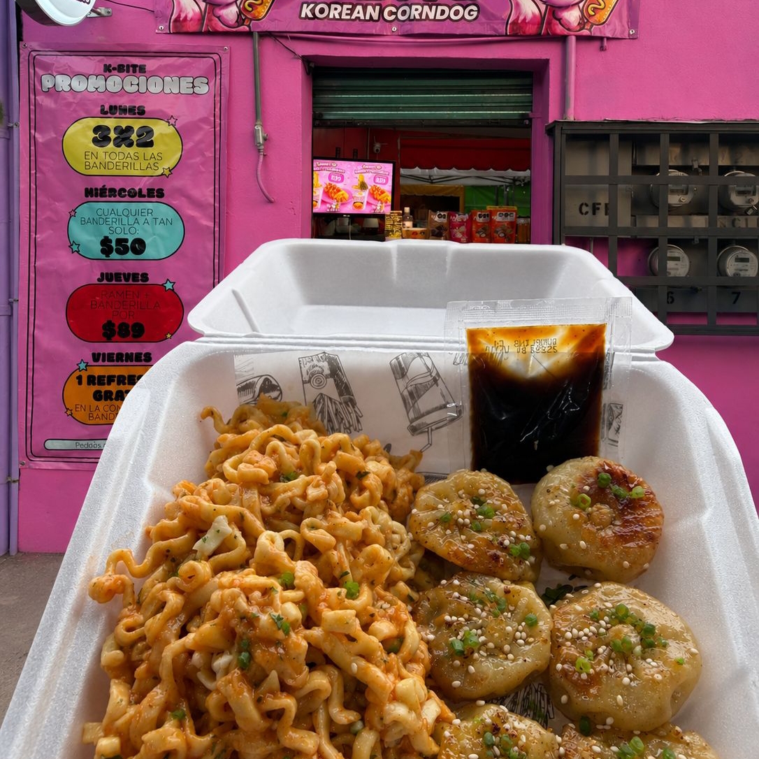 DUMPLINGS + RAMEN BULDAK CARBONARA