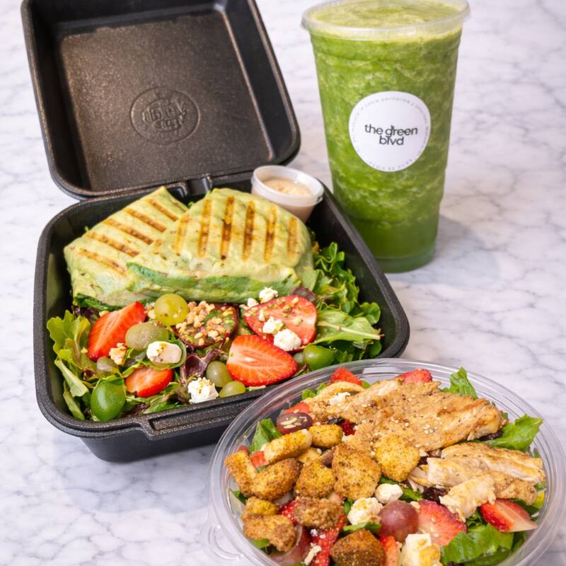 Wrap + Miami + 2 Jugos Verdes