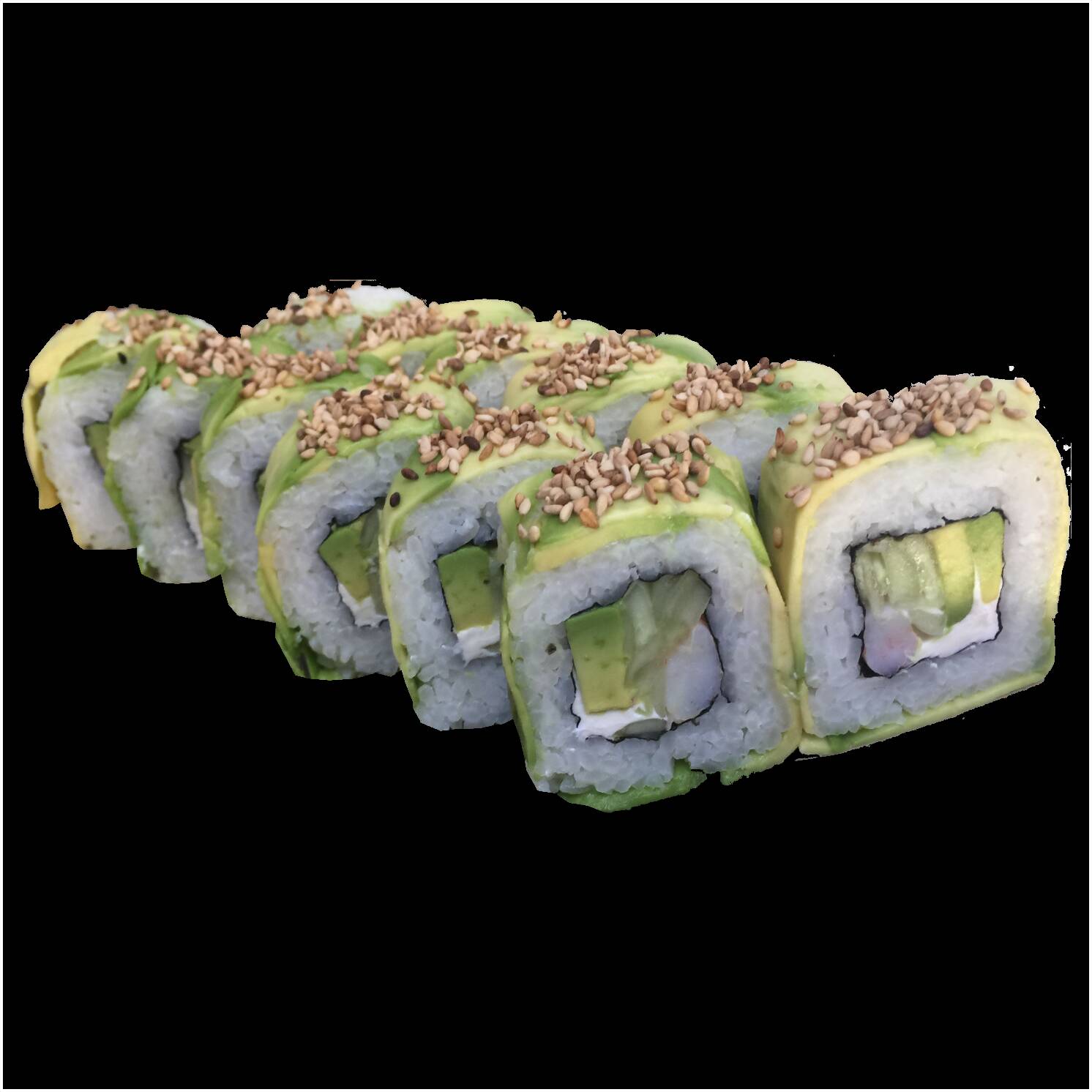 sushi de Aguacate
